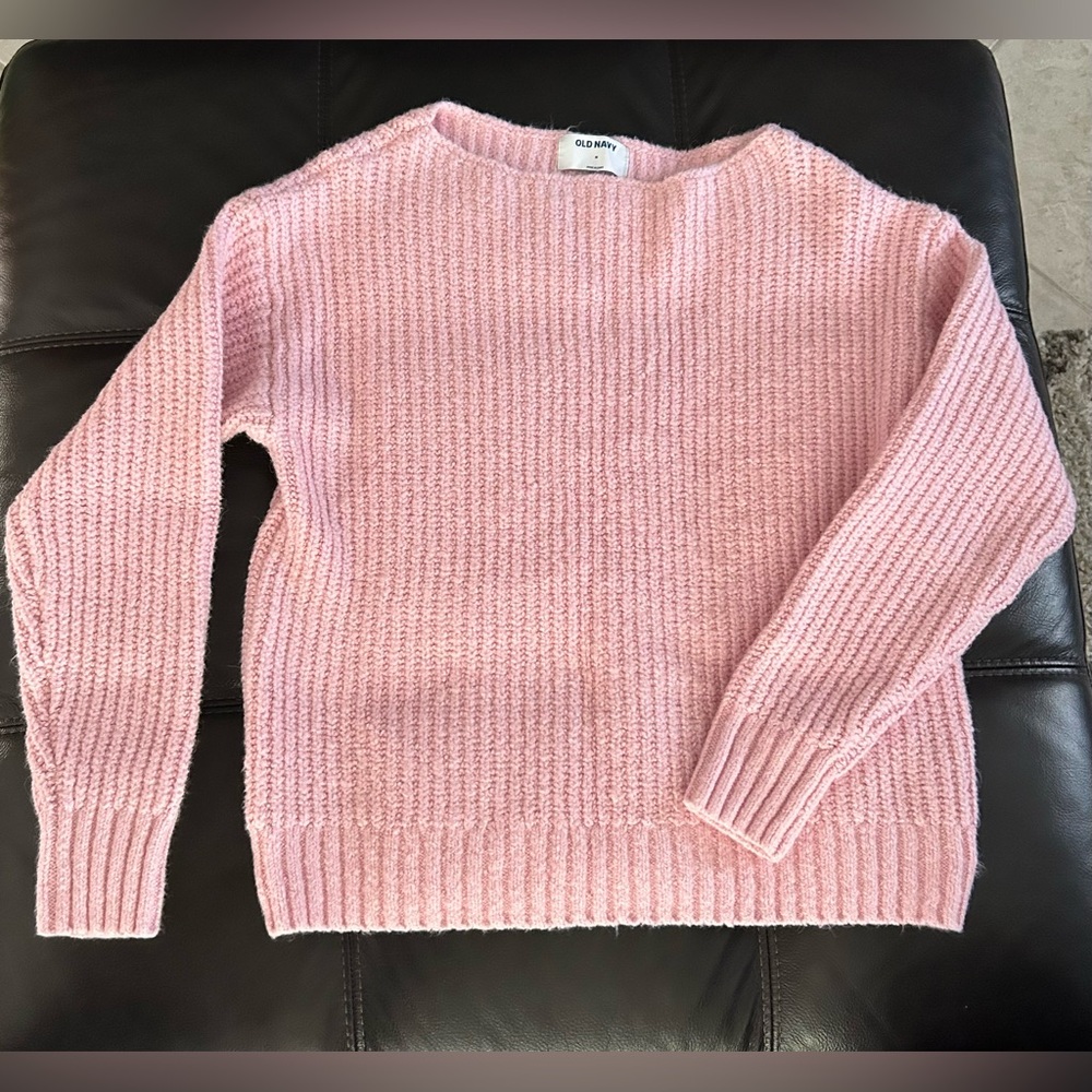 Old Navy Soft Pink Crew Neck Sweater